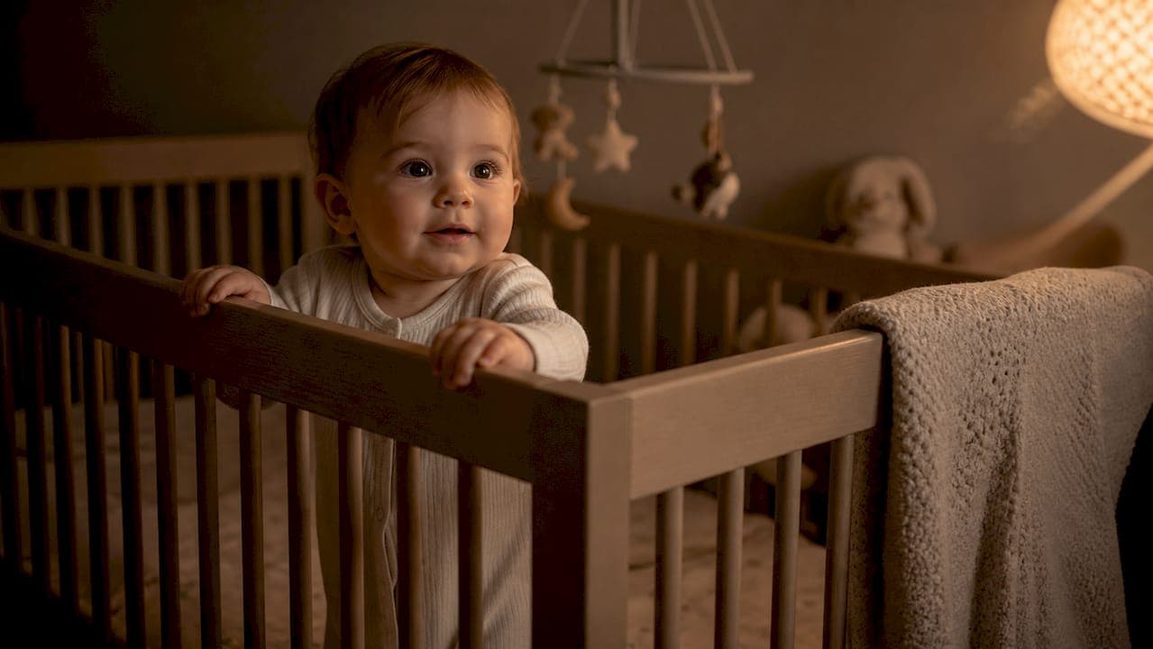 Parents: End Nighttime Standing in the Crib in 2–6 Weeks