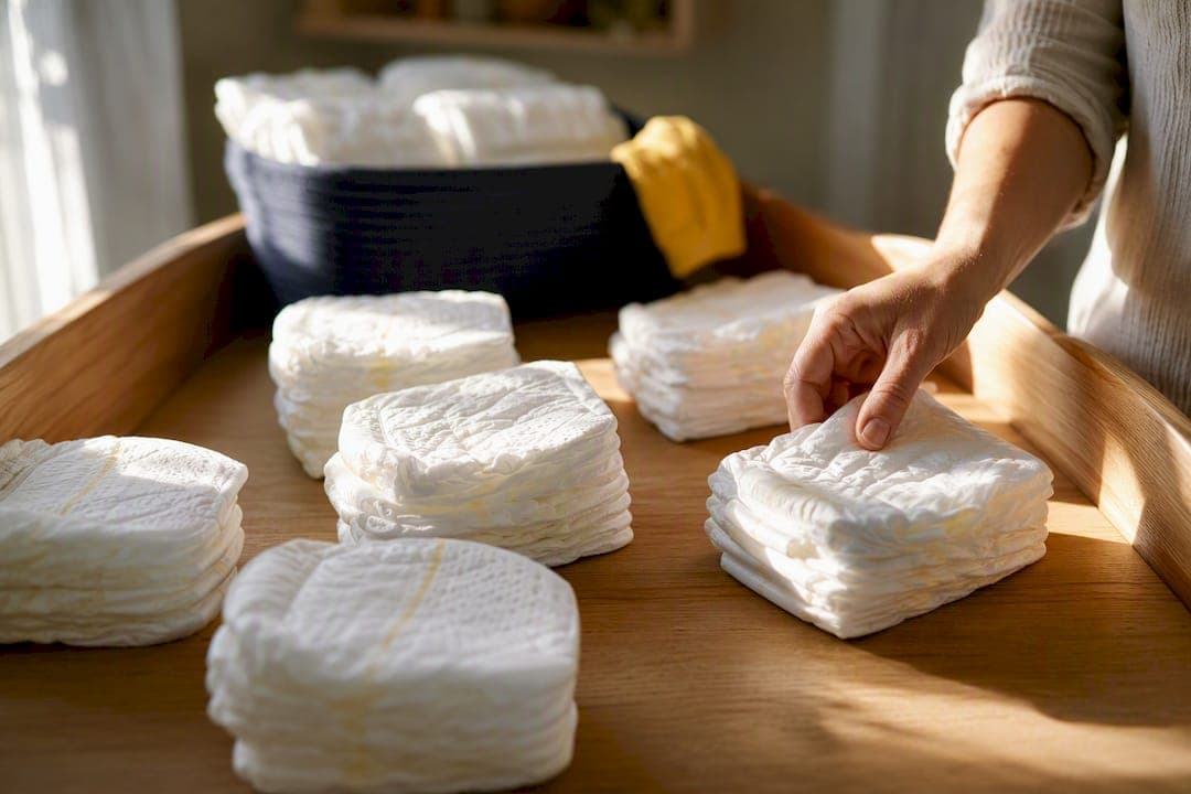 Pack the Right Diapers: Counts by Age, Registry Math, 2 Week Log