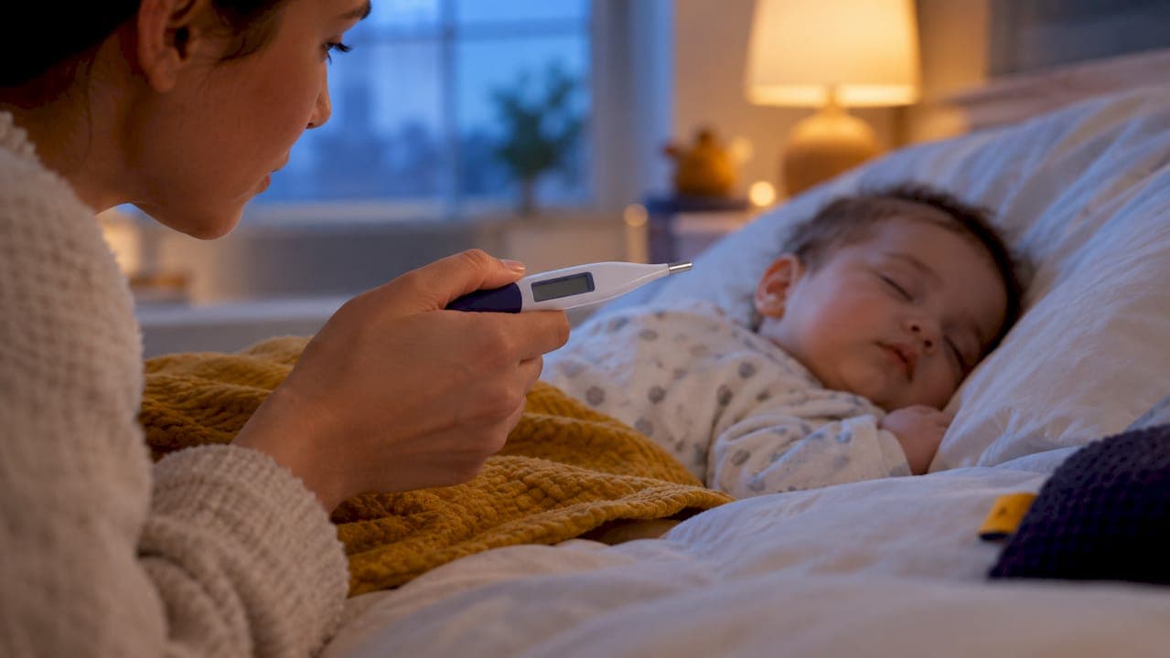Sick Baby Sleep: 5 Signs to Wake or Call and Safety By Age for Parents