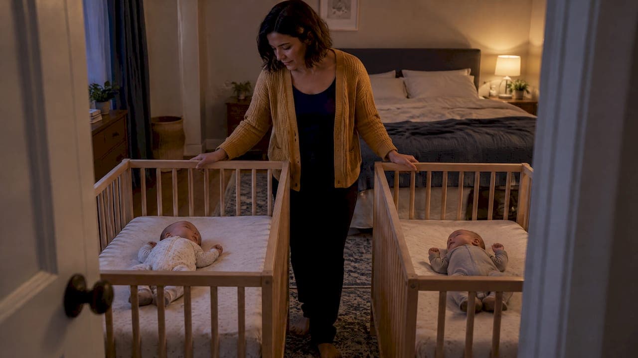 Sleep Training Twins: A Plan for Seven Nights of Safe, Synced Sleep